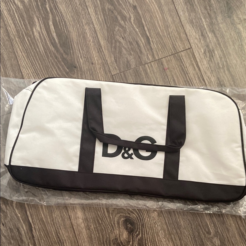 D&G Black and White Men's Bag